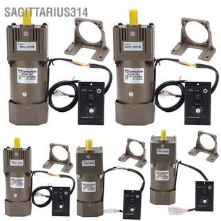 Sagittarius314 มอเตอร์เกียร์ซิงโครนัส Ac 220V 90W เฟสเดียว ปรับความเร็วได้