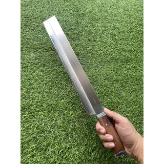 มีดเลสหัวตัวขนาด 12” 15”18“และ 20นิ้ว พร้อมซองหนัง ใบมีดทำจากแสตนเลสแท้ใบมีดคมทนแข็งแรง
