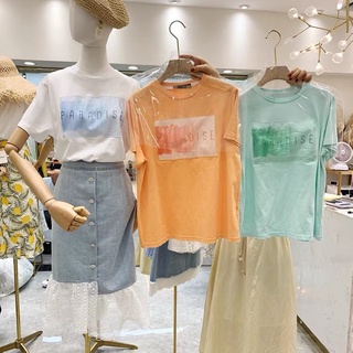 รวมเสื้อยืดแฟชั่น ราคาไม่ถึง 100 บาท ผัานิ่ม งานดี ใส่สบายทุกปบบ