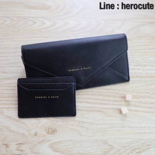 Charles &amp; Keith Long Envelope Wallet ของแท้ ราคาถูก