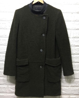 โค้ทผ้าวูล Hand Made แบรนด์ Sisley