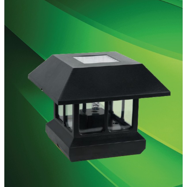 HI TEX โคมไฟโซล่าเซล LED แบบติดรั้ว/หัวเสา