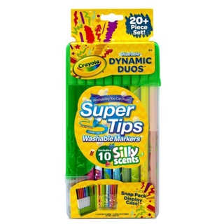 Crayola Dynamic Duos Wahable Super Tips Markers Set