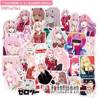 DARLING in the FRANXX - ซีรีส์ 02 สติกเกอร์ อนิเมะ กันน้ำ แฟชั่น 50 ชิ้น/เซ็ต