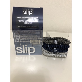 ของแท้💯slip ยางรัดผม silk skinny scrunchies สี midnight เลือกสีมาได้เลยค่า