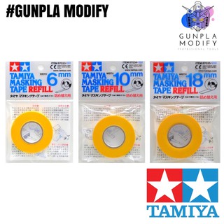 TAMIYA เทปบังพ่น 6mm, 10mm, 18mm Masking Tape Refill