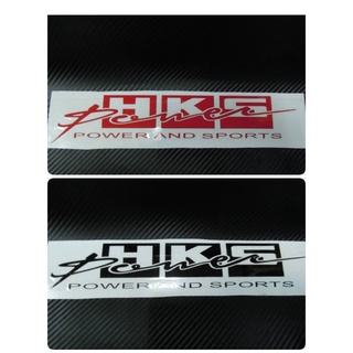 สติ๊กเกอร์งานตัดคอม HKS Power POWER AND SPORTS ติดรถ แต่งรถ ได้ทุกยี่ห้อ sticker