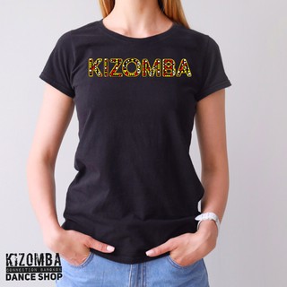 เสื้อยืดผู้หญิง ทรงเข้ารูป สกรีน KIZOMBA/ Kizomba Lady T-Shirt