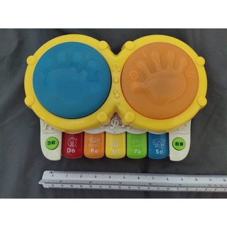 ของเล่นเสริมพัฒนาการมือสอง ของเล่นกลองสำหรับเด็ก ของเล่นมีเสียงมีไฟ กลองมือสอง ของเล่นมือสอง