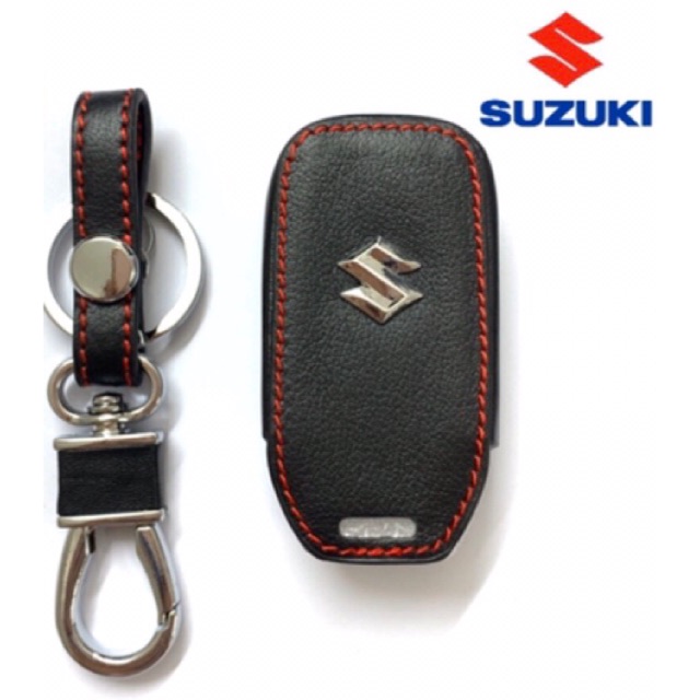 ปลอกหนังหุ้มกุญแจรถยนต์ รุ่นซูซูกิ SUZUKI Swieft 2018 2ปุ่ม