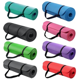 เสื่อโยคะ หนา 10มิล ขนาด 183x61 Cm Yoga Mat