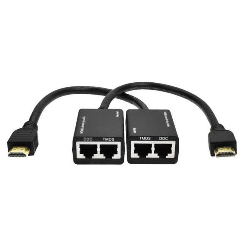 ลดราคา HDMI Over RJ45 CAT5e CAT6 UTP LAN Ethernet Extender Repeater Supports 1080p Resolution up to at least 100ft (30M) #ค้นหาเพิ่มเติม Anycast Capture Card USB ตัวแปลงสัญญาณ Wifiเครื่องขยายเสียงไร้สาย