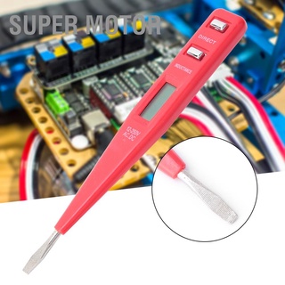 Super Motor Multi-function Digital Display Voltage Tester Detector Non-contact Screwdriver Test Pen