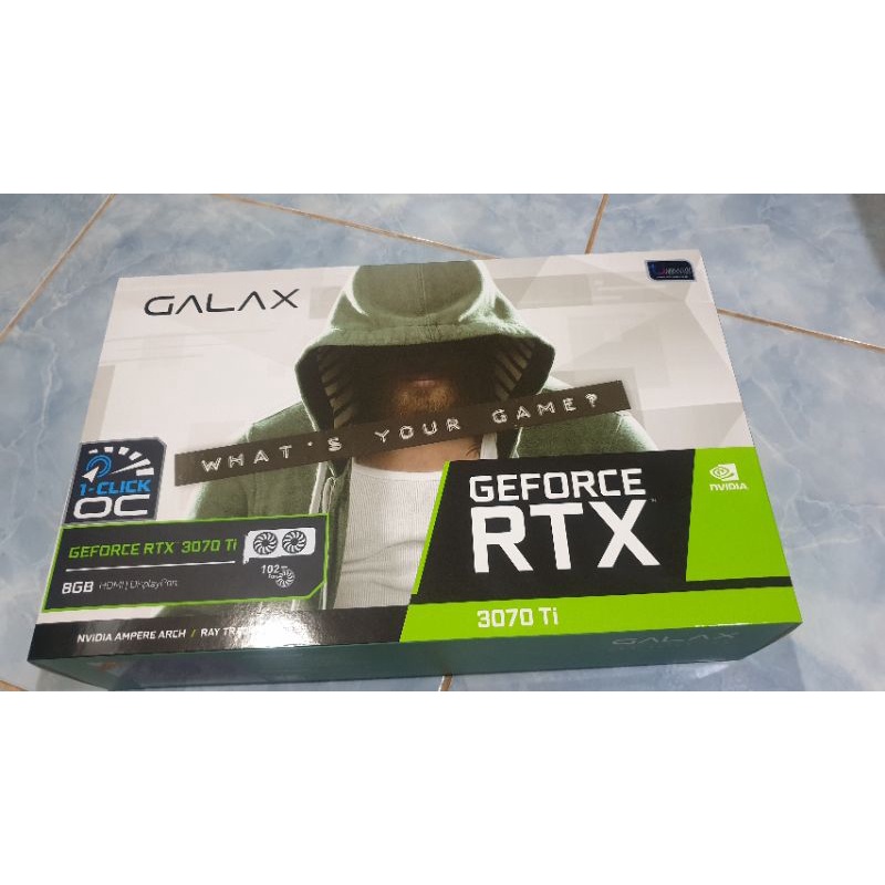 การ์ดจอ Galax RTX 3070 TI 1-Click OC