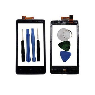 หน้ากระจกสัมผัสหน้าจอ Digitizer (ไม่รวมจอแสดงผล LCD) สำหรับ Nokia Lumia 820