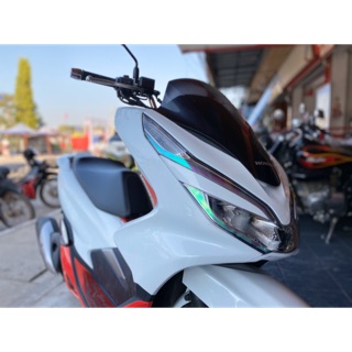 [ใส่โค้ด W4CHN7 ลด 10% ไม่มีขั้นต่ำ] สติกเกอร์คิ้วไฟหน้า PCX 2018-2020 ติดตั้งง่าย