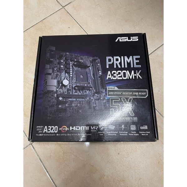 MB Prime A320M-K มือสอง AM4 AMD
