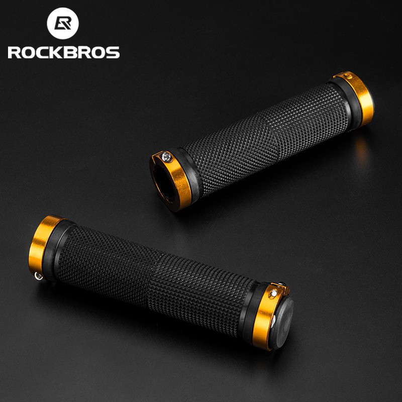ROCKBROS ปลอกแฮนด์มือจับยาง จับสบาย ดูดซับแรงกระแทก สําหรับรถจักรยาน MTB