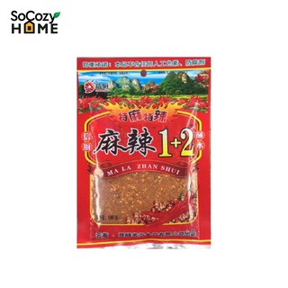 SoCozyHome ผงพริกหม่าล่า สูตร 1+2 HOT AND SPICY SAUCE (เผ็ดมาก) สูตรยูนนานแท้ พริกหม่าล่า ปิ้งย่างหม่าล่า ผงพริกหมาล่า