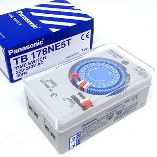 ไทม์เมอร์ Timer switch ยี่ห้อ Panasonic TB-178NE5T นาฬิกาอัตโนมัติ TIMER นาฬิกาตั้งเวลา 24 ชม.TB-178NE5T แสงชัยเจริญ