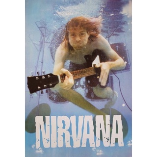 โปสเตอร์วงดนตรี วินเทจ Nirvana