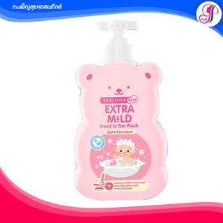 💧สบู่เหลวอาบน้ำเด็กเอ็กซ์ตร้า มายด์ SRICHAND BABY Extra Mild Head to Toe Wash 400 มิลลิลิตร