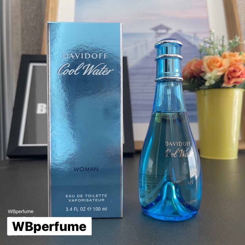 น้ำหอมแท้100% DAVIDOFF น้ำหอม Cool Water Woman Eau de Toilette ปริมาณ 100 มล.