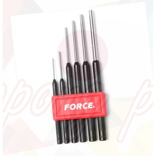 FORCE 50613 ชุดเหล็กตอก 6 ชิ้น หัวกลม