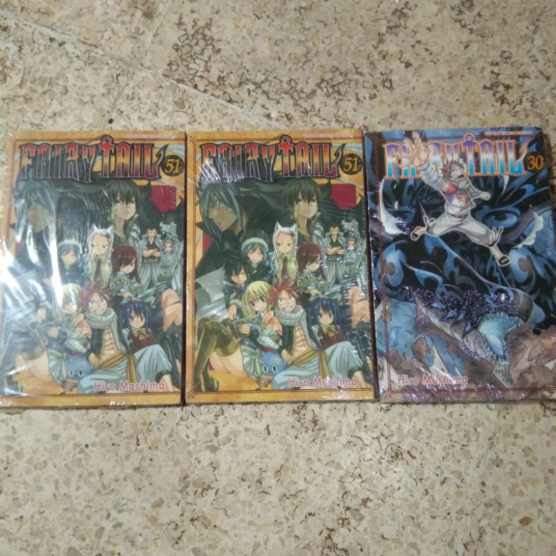 การ์ตูนมังงะ fairy tail วาด 30, 51 / hiro mashima มังงะ / elexmedia computindo