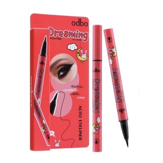 OD346 ODBO Dreaming Collection auto eyeliner อายไลเนอร์ หัวเมจิกนุ่ม ปลายเรียวเล็ก เขียนลื่น ไม่สะดุด 0.5 ml.