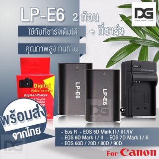 แบตเตอรี่กล้อง CANON LPE6 ( Camera Battery LP-E6 / EOS R / EOS 60D / 70D / 80D / 5D MK 2 3 4 / 6D / 7D MKII แบต lpe6 )