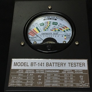 เครื่องวัดแบตเตอรรี่ สำหรับช่างไฟฟ้ารถ 6-12v