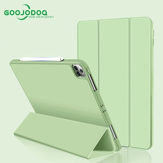 GOOJODOQ เคสแท็ปเล็ต แบบพับ จอดับอัตโนมัติ พร้อมที่ใส่ปากกา สําหรับ ipad pro 11 12.9 2020 2018