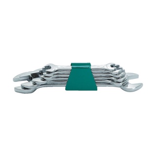 ASAHI TOOL ชุดประแจแหวนข้างปากตาย (SMS0620) Chrome Plated Double Open End Spanner Set