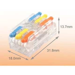 ขั้วต่อสายไฟ Quick Terminal เต้าจั้ม ข้อต่อสายไฟ ใช้งานง่ายลดเวลางาน Wire Connector Terminal