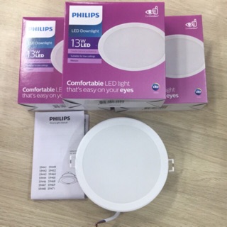 PHILIPS โคมไฟดาวน์ไลท์ฝังฝ้า 5 นิ้ว (5") Panel LED 13W รุ่น MESON 59464