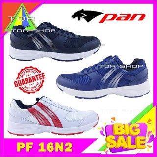 PAN FLYDAY BLACK/WHITE PF-16N2 รองเท้าวิ่งแพน รองเท้าวิ่ง รองเท้าออกกำลังกาย น้ำหนักเบา