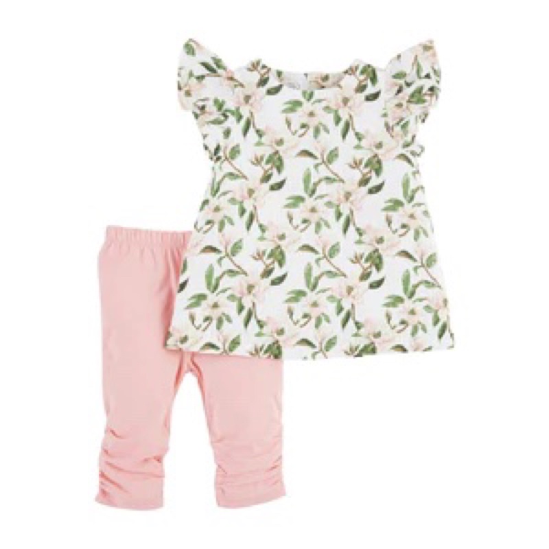 Mudpie Cute Tunic Baby Girl Magnolia White