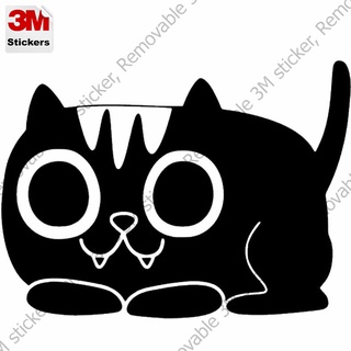 cat  laying สติ๊กเกอร์ 3M ลอกออกไม่มีคราบกาว  Removable 3M sticker, สติ๊กเกอร์ติด รถยนต์ มอเตอร์ไซ