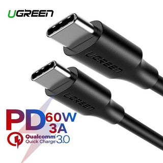 UGREEN 60W USB C to USB C for Mac,iPad Samsung Type-C Cable QC 3.0 Fast Charge Data Cable(50996,50997,50998,60518,60519)