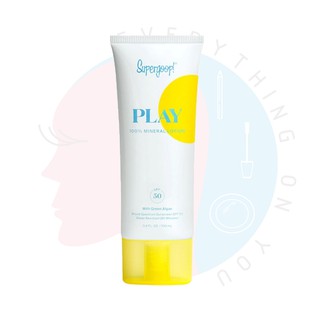 [พร้อมส่ง] SUPERGOOP! PLAY 100% Mineral Lotion with Green Algae SPF 50 PA++++