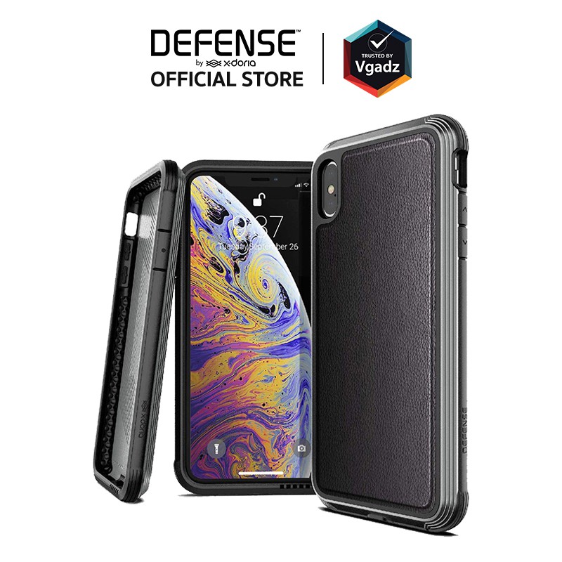 X-Doria รุ่น Defense Lux - เคสสำหรับ iPhone X/Xs/Xr/Xs Max