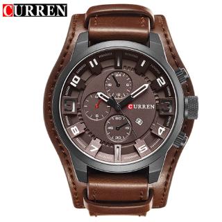 Curren Top Brand Luxury Men Watches Man Clock Male Retro Leather Army Military Sport Quartz-Watch Men Hodinkyes Hombre