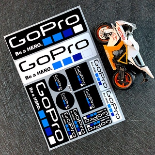 สติกเกอร์สะท้อนแสง ดัดแปลง สําหรับติดตกแต่งหมวกกันน็อครถจักรยานยนต์ GoPro Honda Yamaha