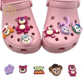 CROCS รองเท้า Toy Story Charms สําหรับผู้ใหญ่และเด็กน่ารักตกแต่งรองเท้า