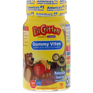 Multi Critters Gummy Multivitamin 70 เยลลี่ วิตามินแร่ธาตุรวมสำหรับเด็ก หรือ fiber 90 gummies