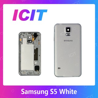 Samsung S5/I9600/G900 อะไหล่บอดี้ เคสกลางพร้อมฝาหลัง Body For Samsung s5/i9600/g900 อะไหล่มือถือ  ICIT 2020