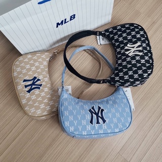 ✴️แท้ 💯% MLB MONOGRAM Hobo Bag NEW YORK YANKEES