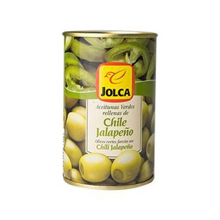 🔥Hot🔥 Jolca Green Olives Jalapeno 130g มะกอกเขียวกระป๋องกับพริกฮาลาปิโน 🎁ส่งเร็ว🎁