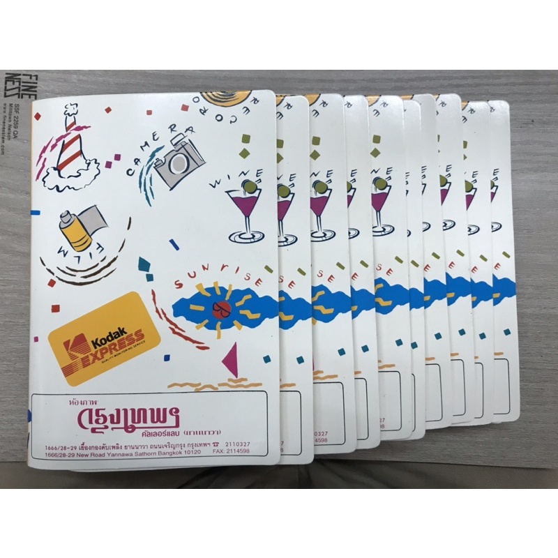 อัลบัมใส่ภาพ 3x5 นิ้ว 1 แพ็ค (10 เล่ม)